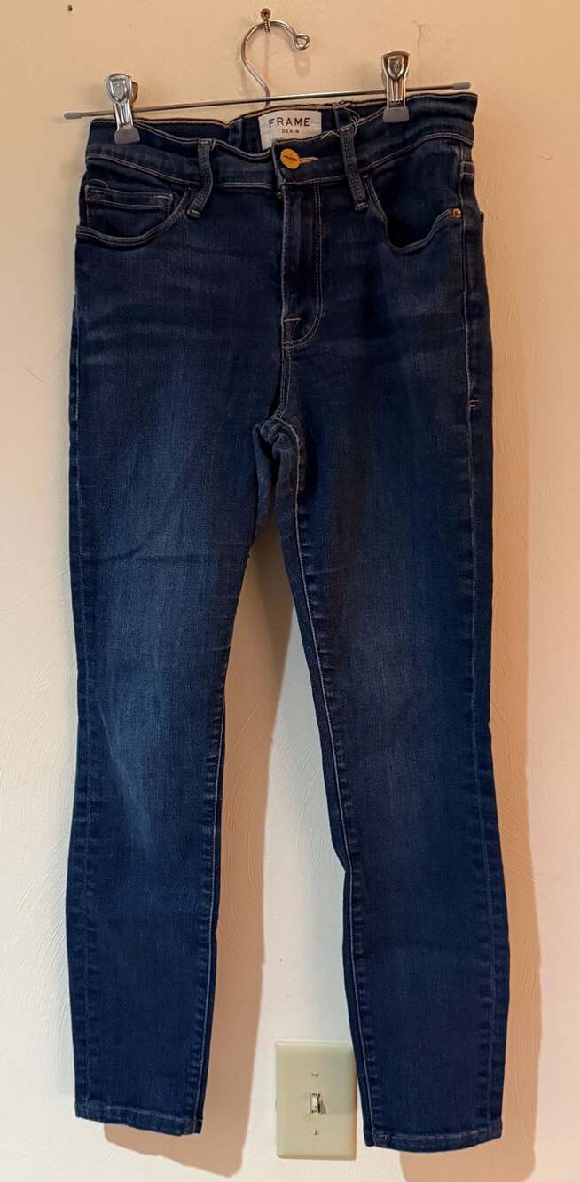 FRAME Le Skinny de Jeanne Jeans Women’s 28 Queens Way Dark Wash Skinny LSJ899